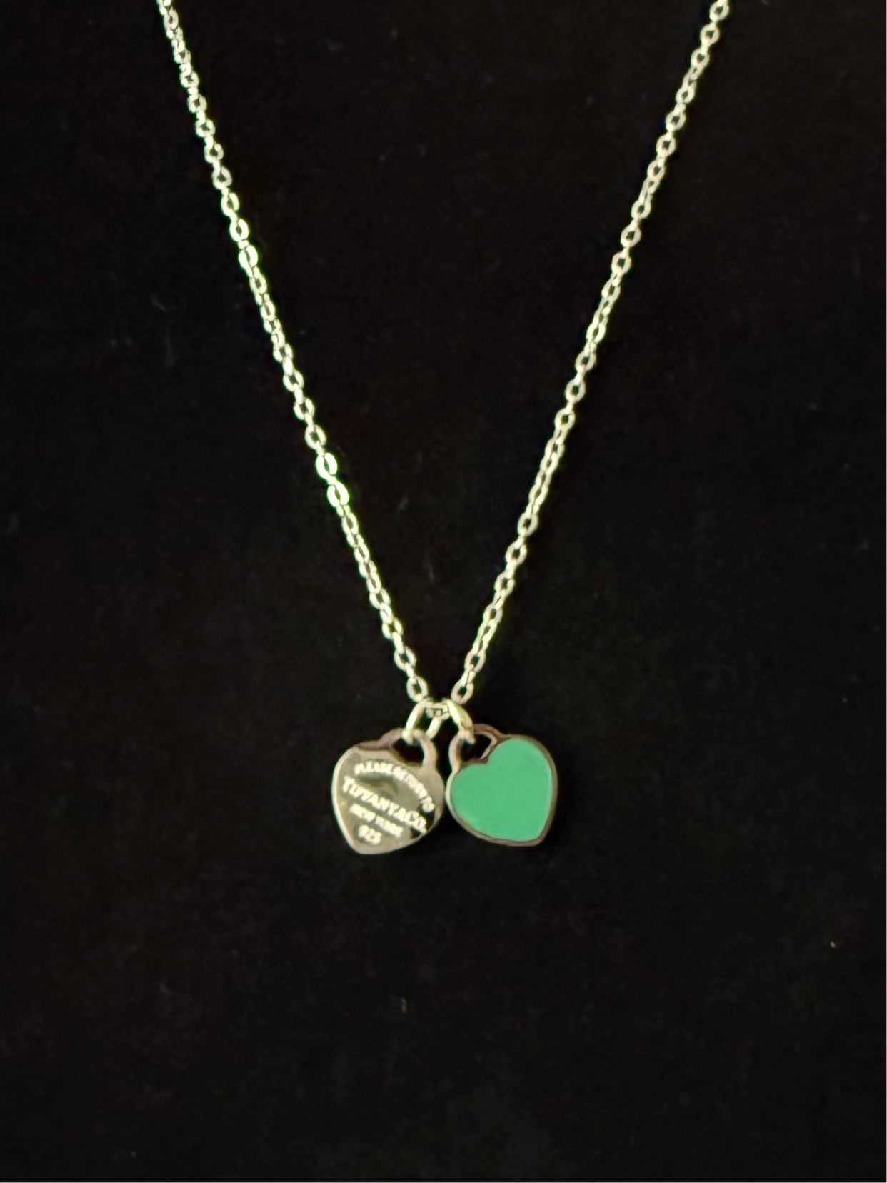 Tiff Hearts Necklace