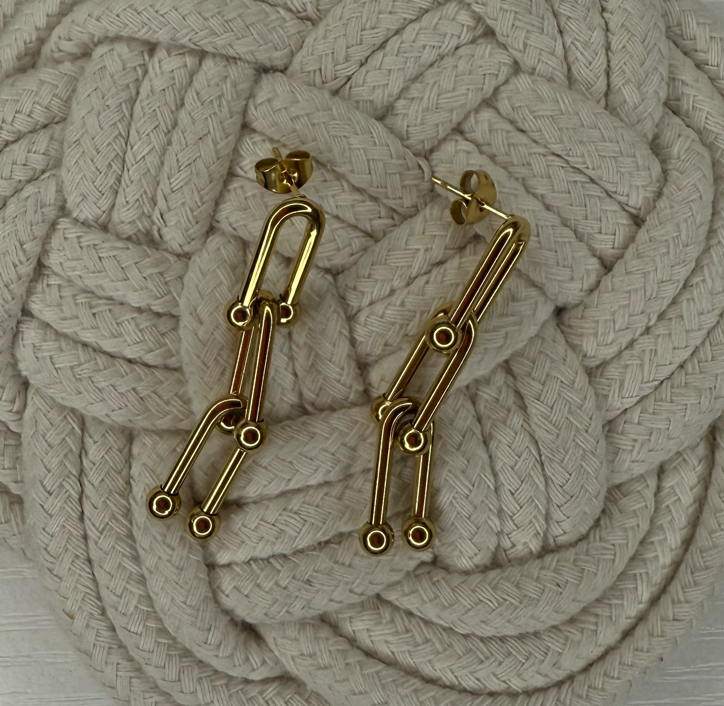 3 Link Earrings