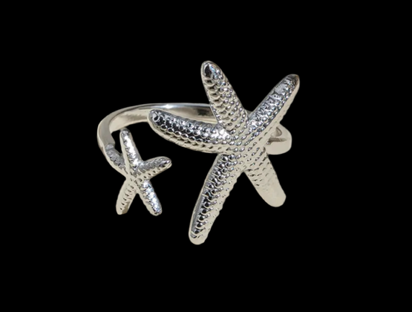 Starfish Ring Silver
