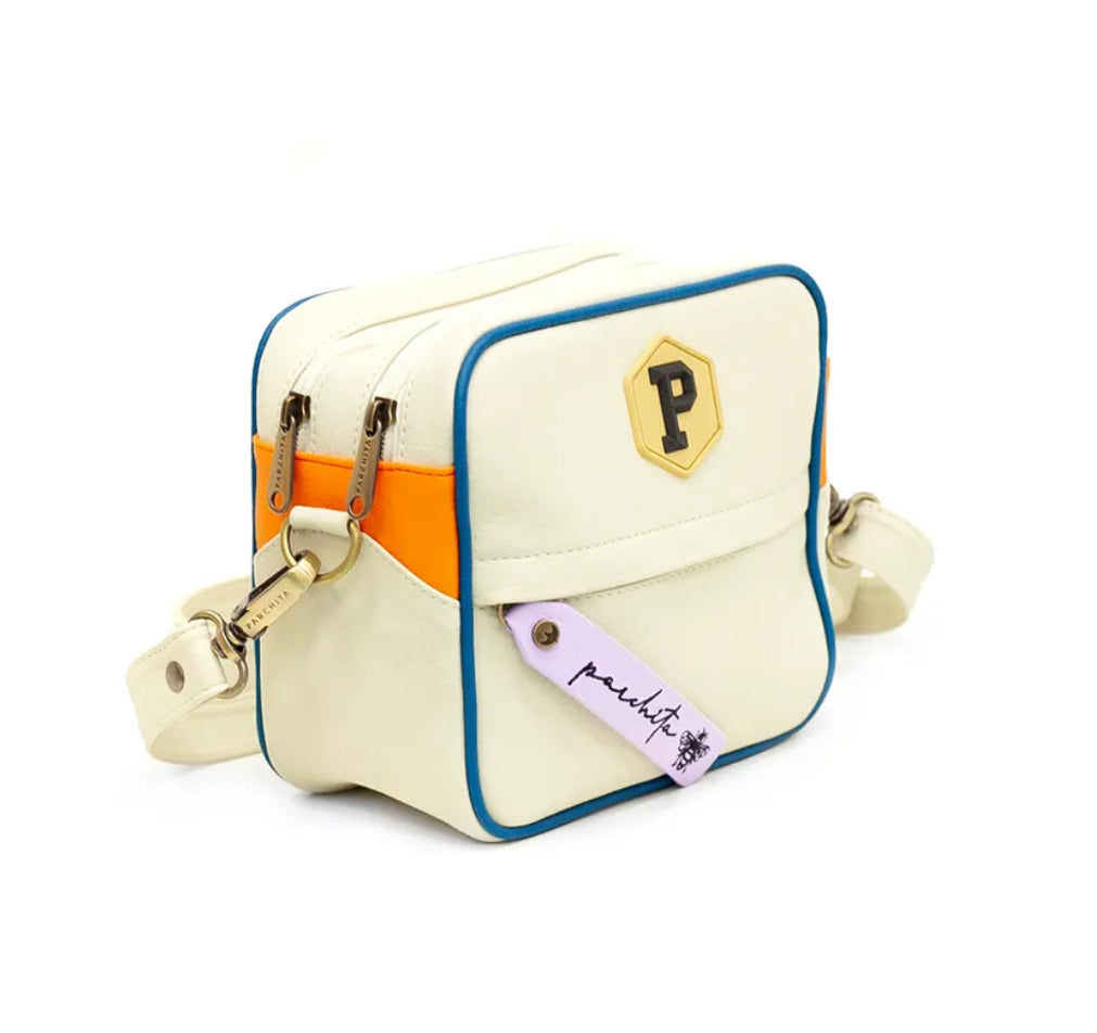 Parchita Panal Beige & Mandarina