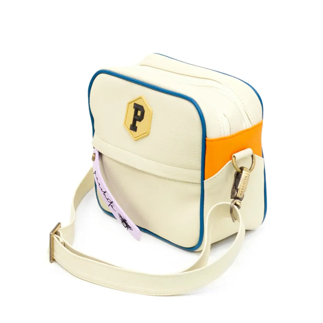 Parchita Panal Beige & Mandarina