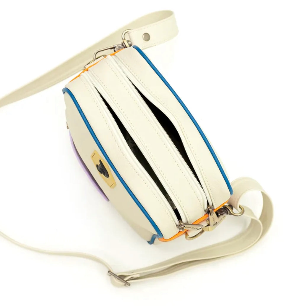 Parchita Panal Beige & Mandarina