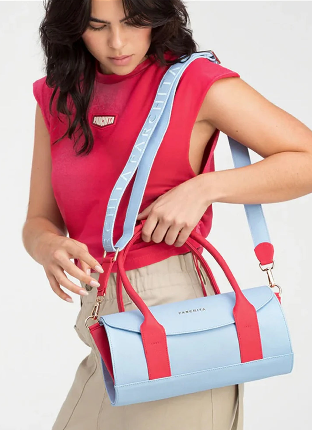 Parchita Charlotte Cherry x Sky Blue