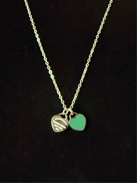 Tiff Hearts Necklace