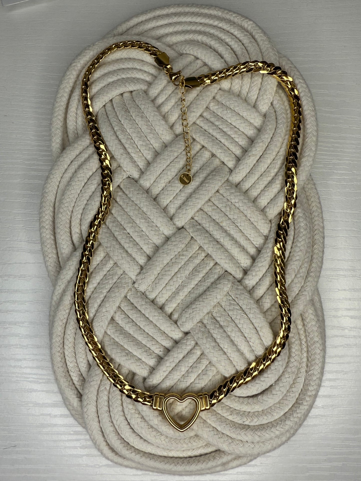 Heart Necklace Gold