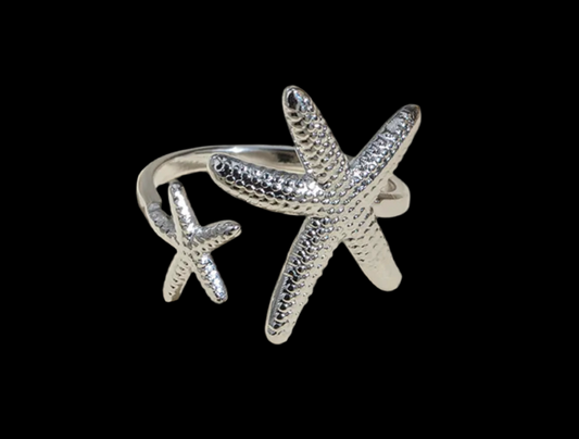 Starfish Ring Silver