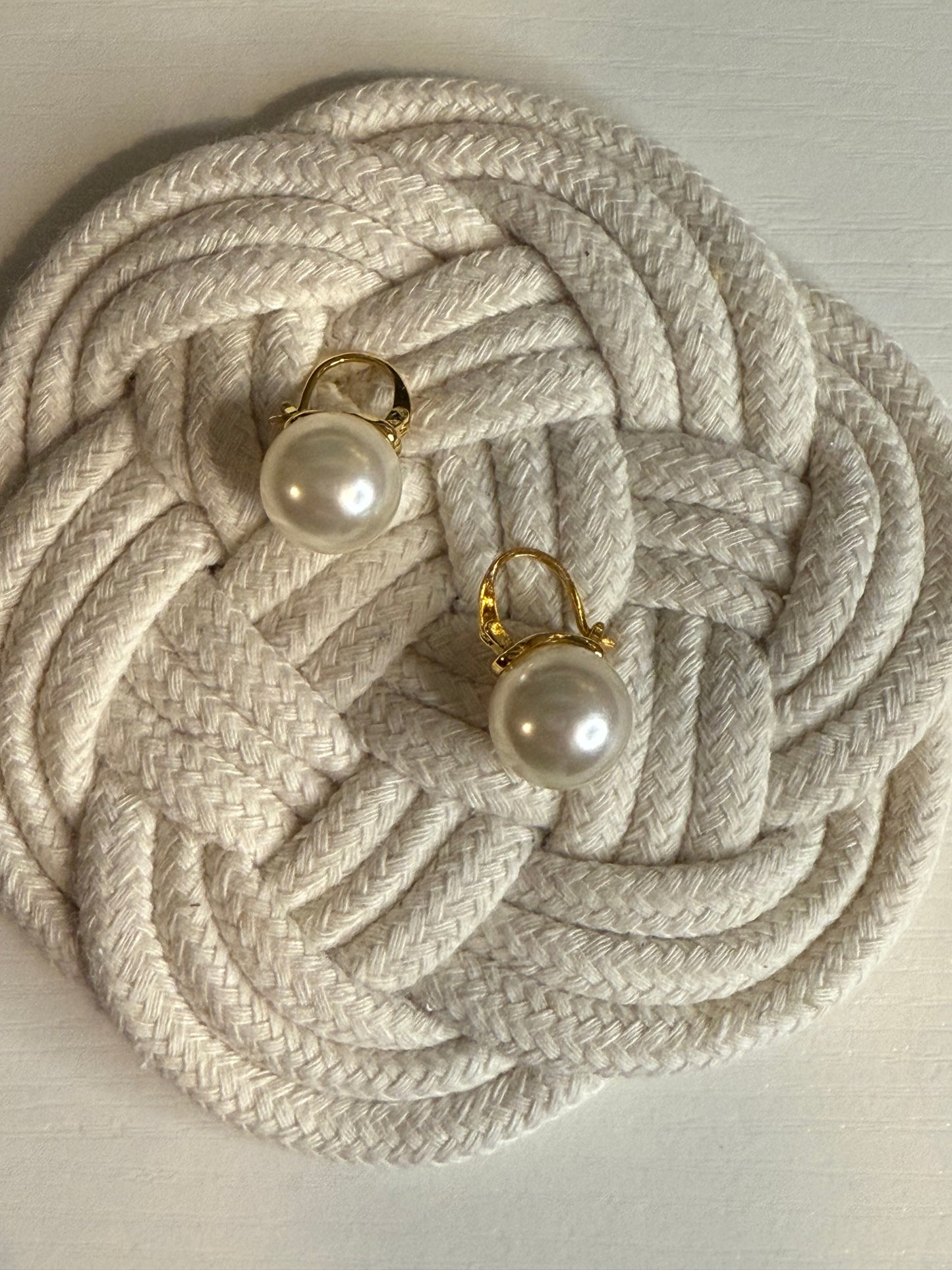 Drop Pearl Earrings