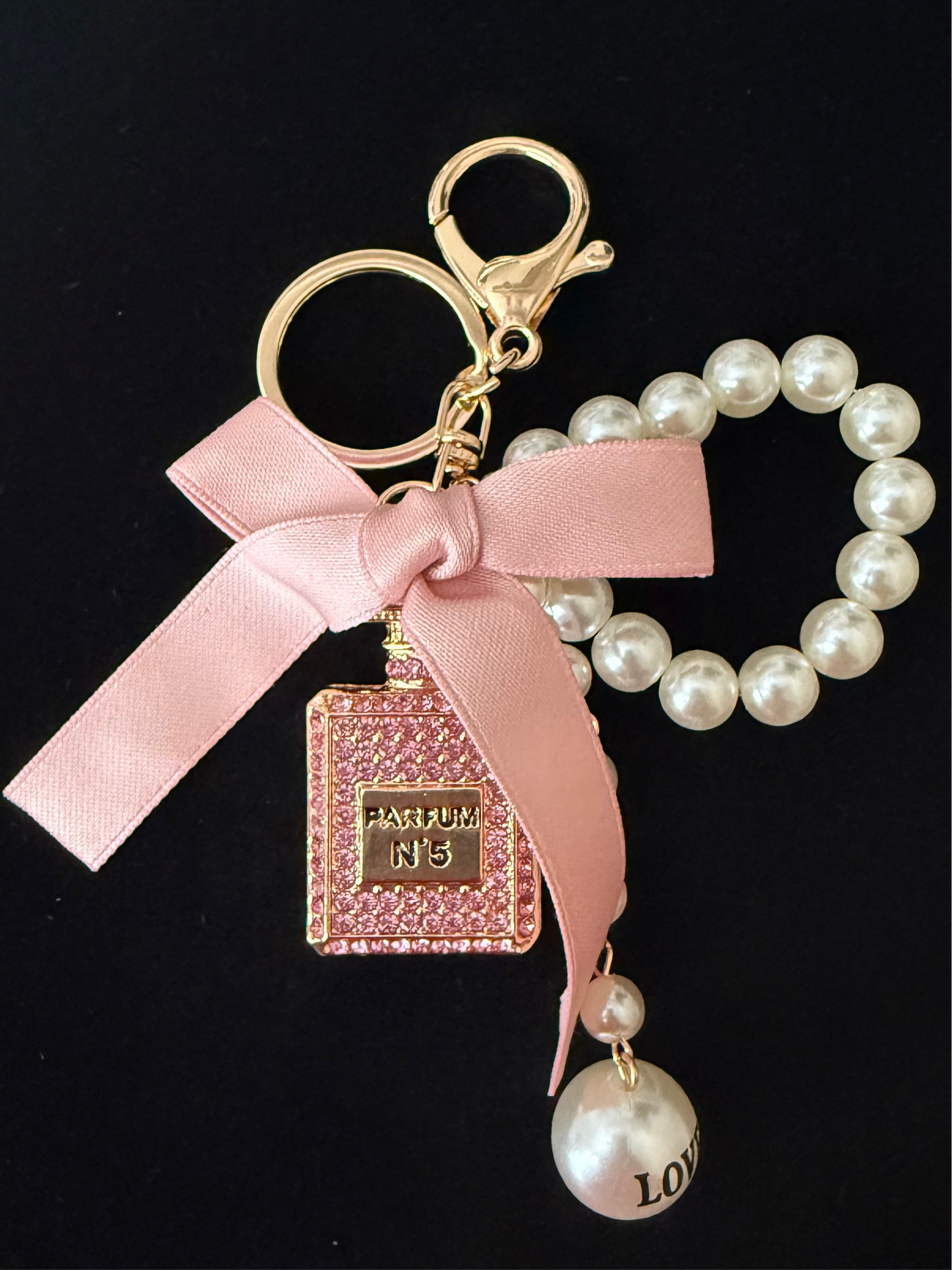 Parfum Rose Bag Charm