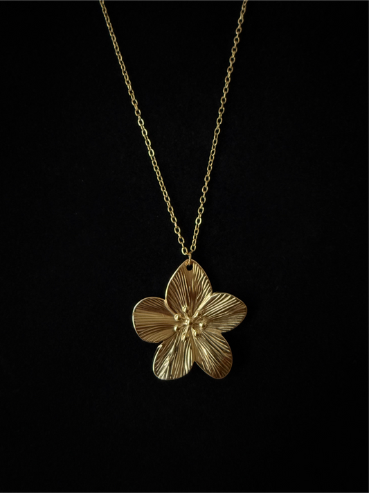 Gold Flower Necklace