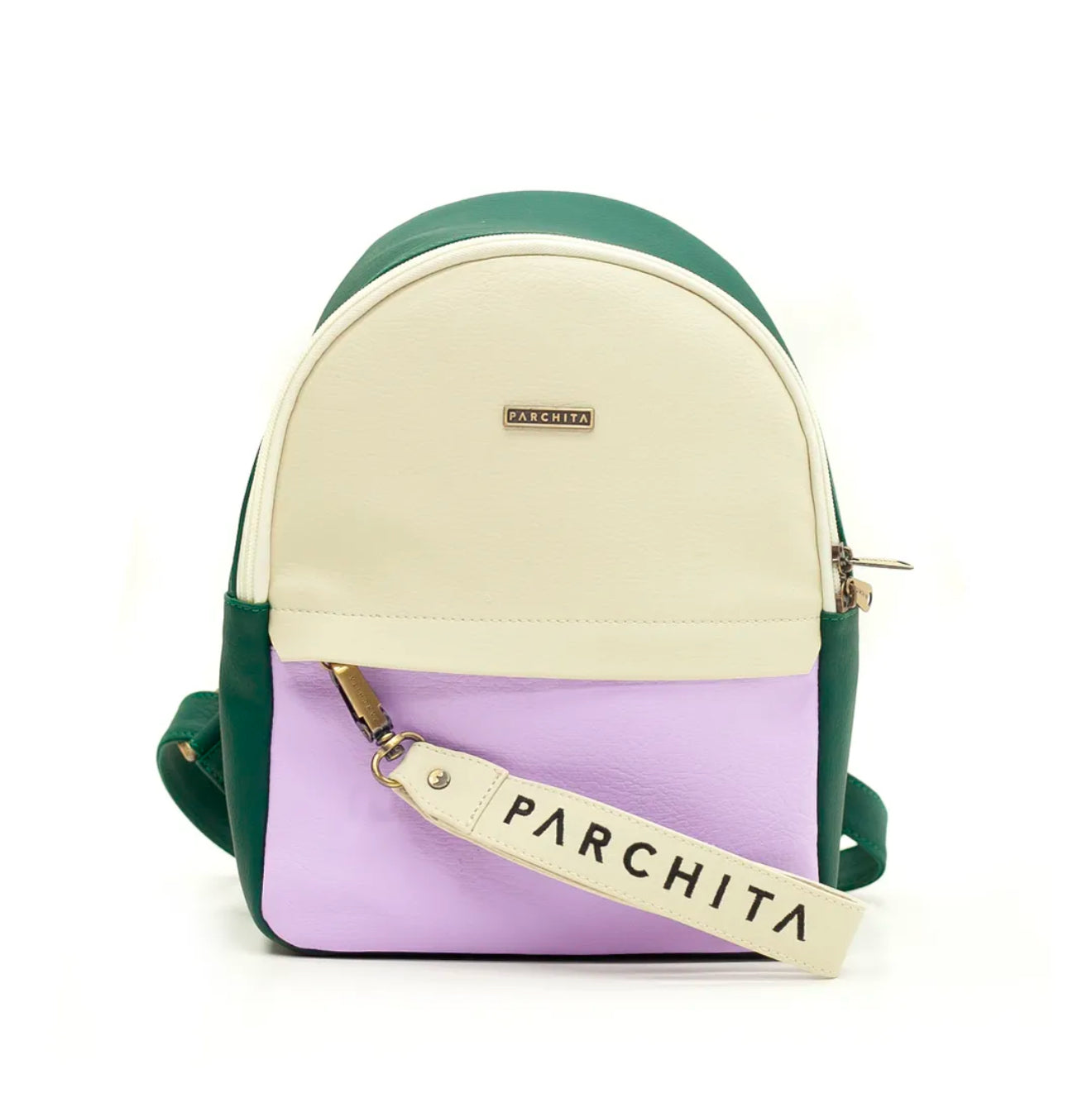 Parchita Morral Bruno Beige x Lila