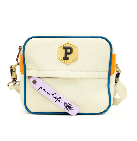 Parchita Panal Beige & Mandarina