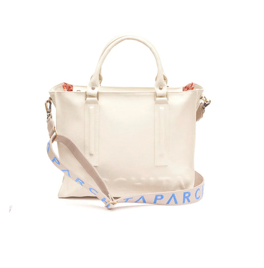 Parchita Beige Emilio Bag / Grey and Blue Strap