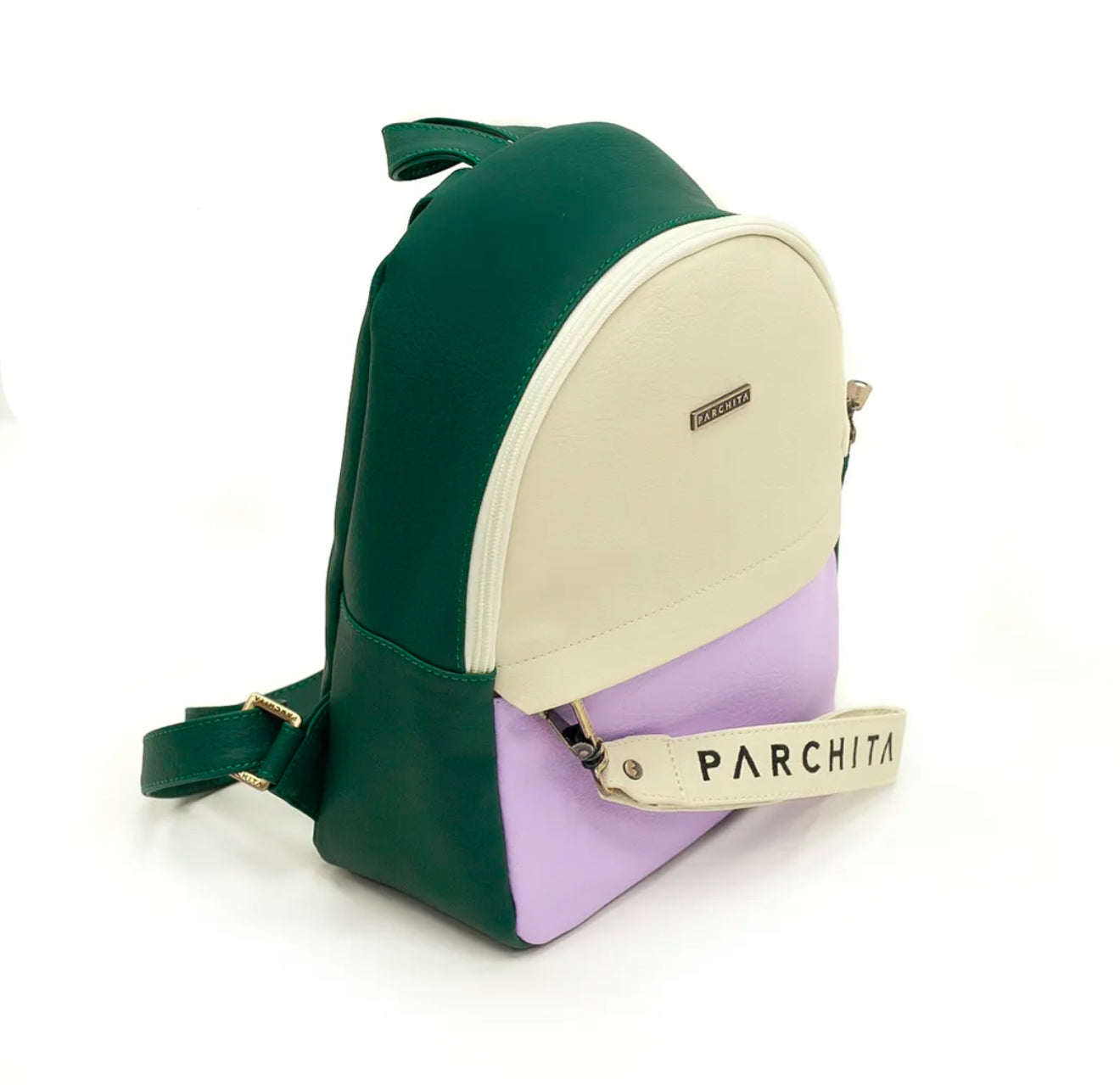 Parchita Morral Bruno Beige x Lila