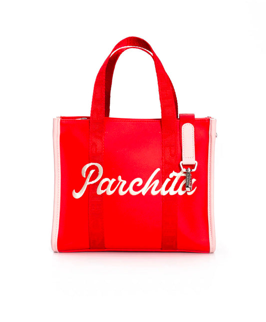 Parchita Mini Shopping Julia Red LA FABRICA Collection